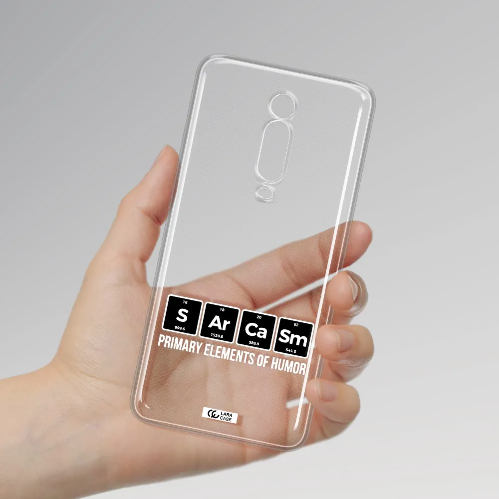 A Group Of Black Square Letters With White Text Xiaomi Redmi K20 Clear Tpu Case