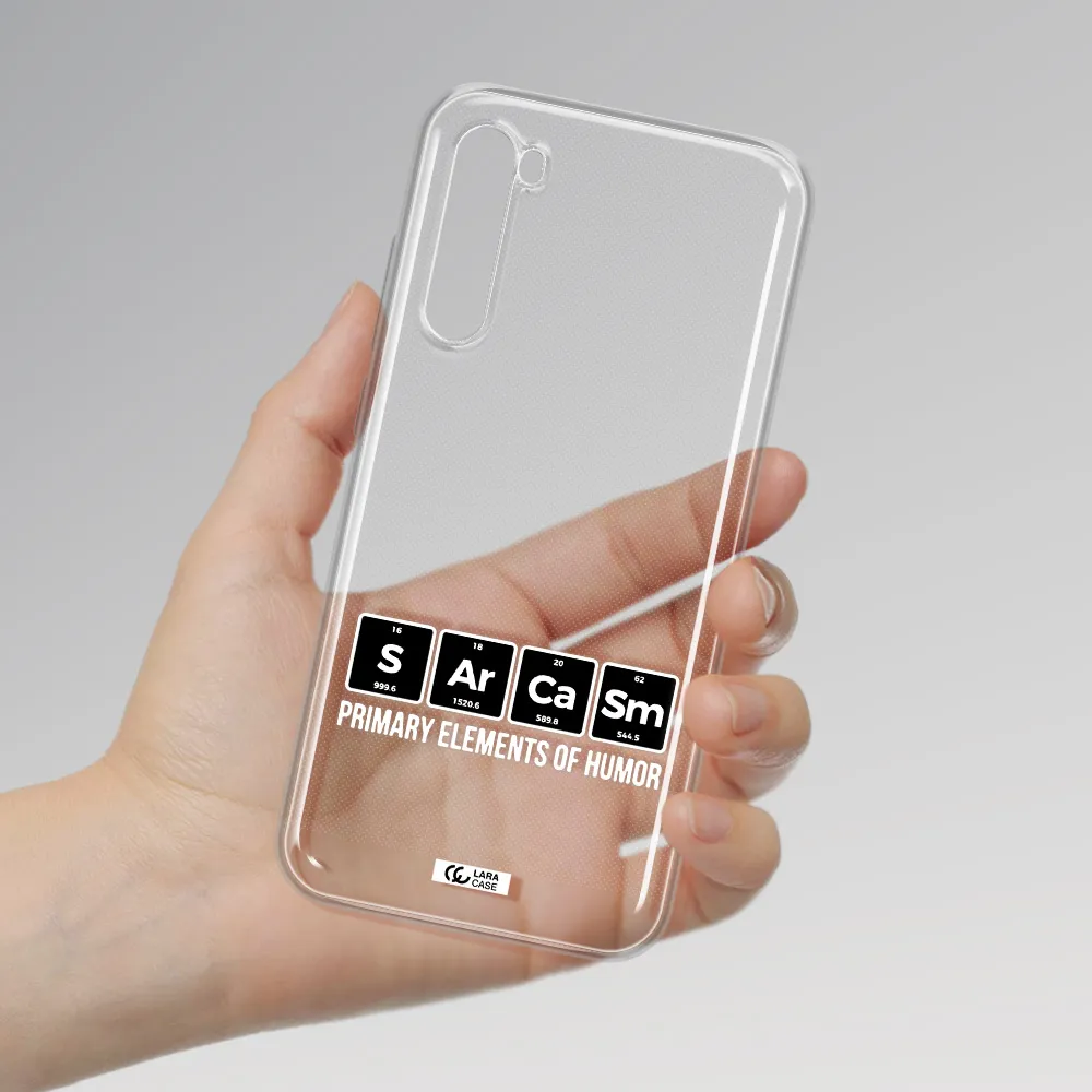 A Group Of Black Square Letters With White Text Xiaomi Redmi Note 8T Clear Tpu Case