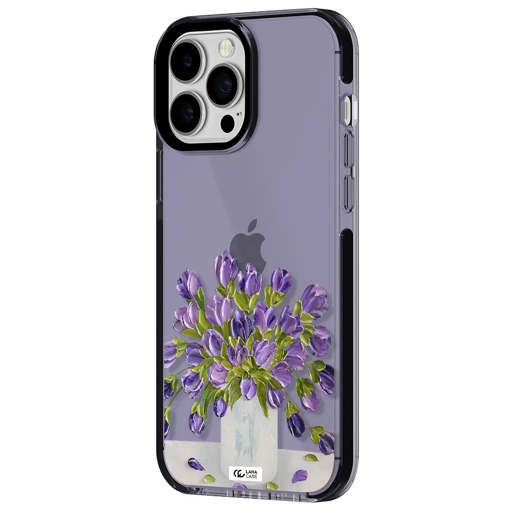 a bunch of purple flowers Apple iPhone 13 Pro Max impact Lilac Case
