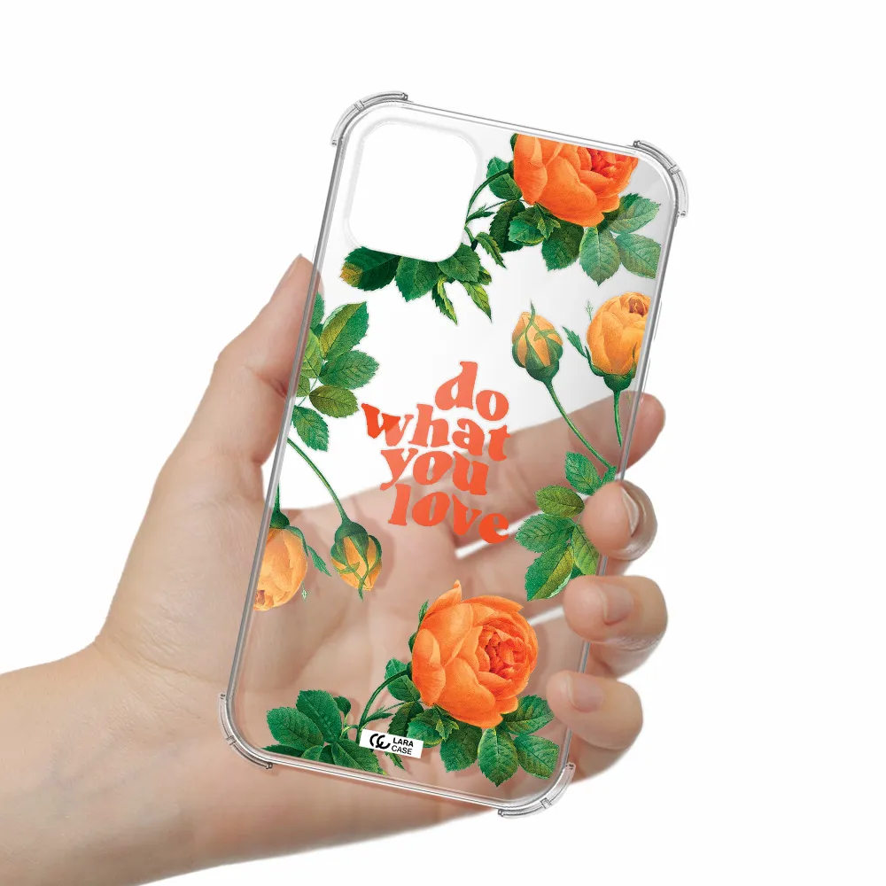 a close up of flowers Apple iPhone 11 Clear PC Case