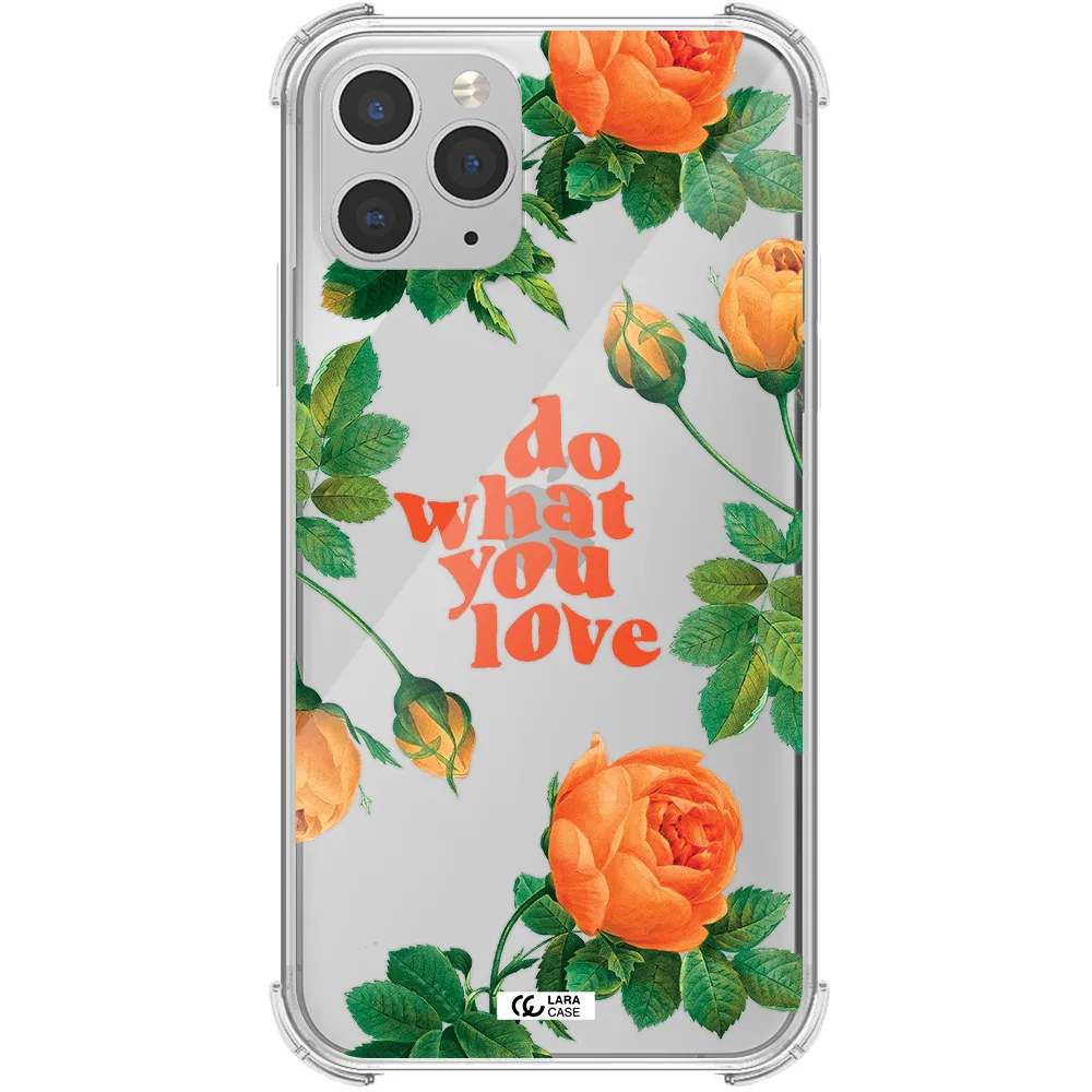 a close up of flowers Apple iPhone 11 pro max Clear PC Case