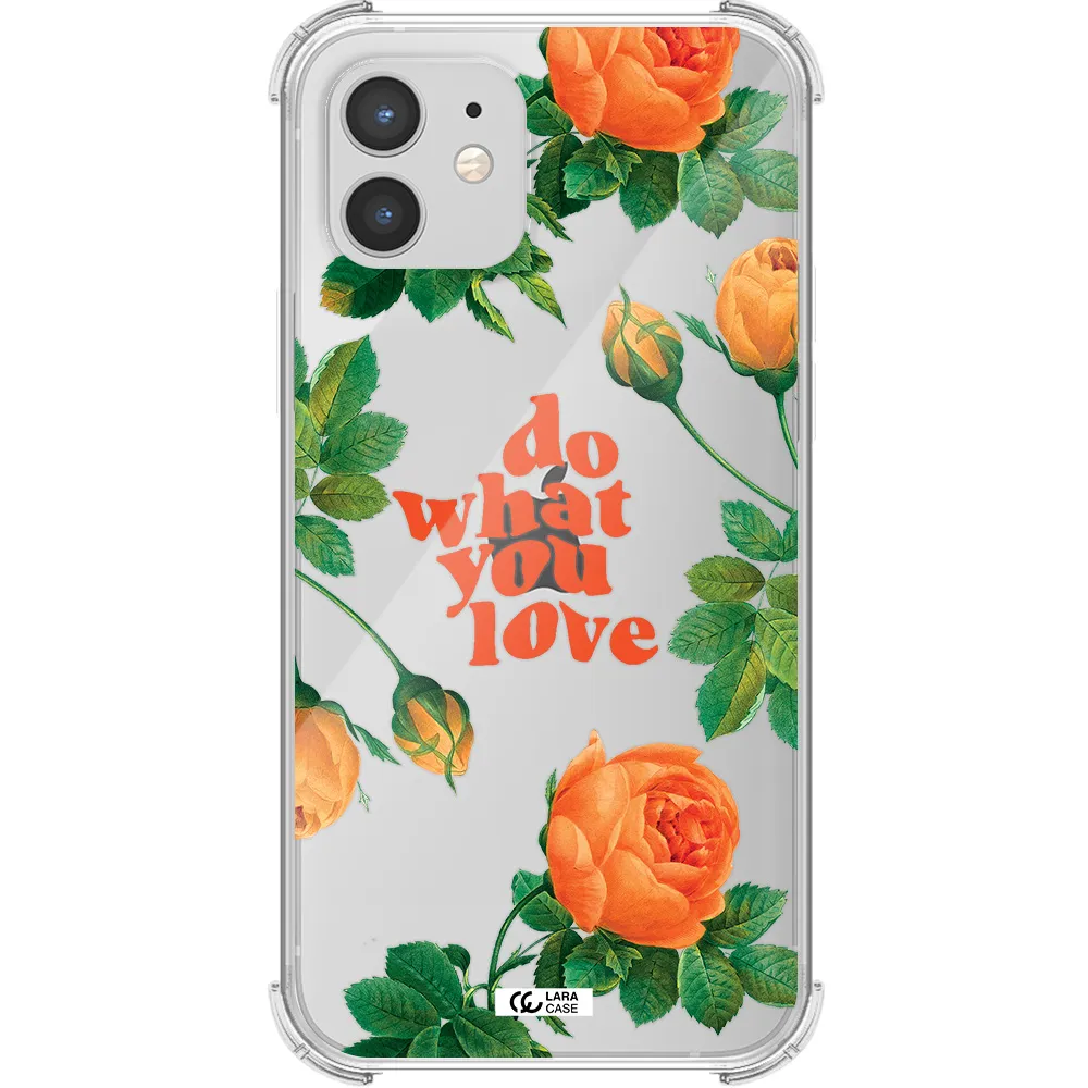 a close up of flowers Apple iPhone 12 mini Clear PC Case