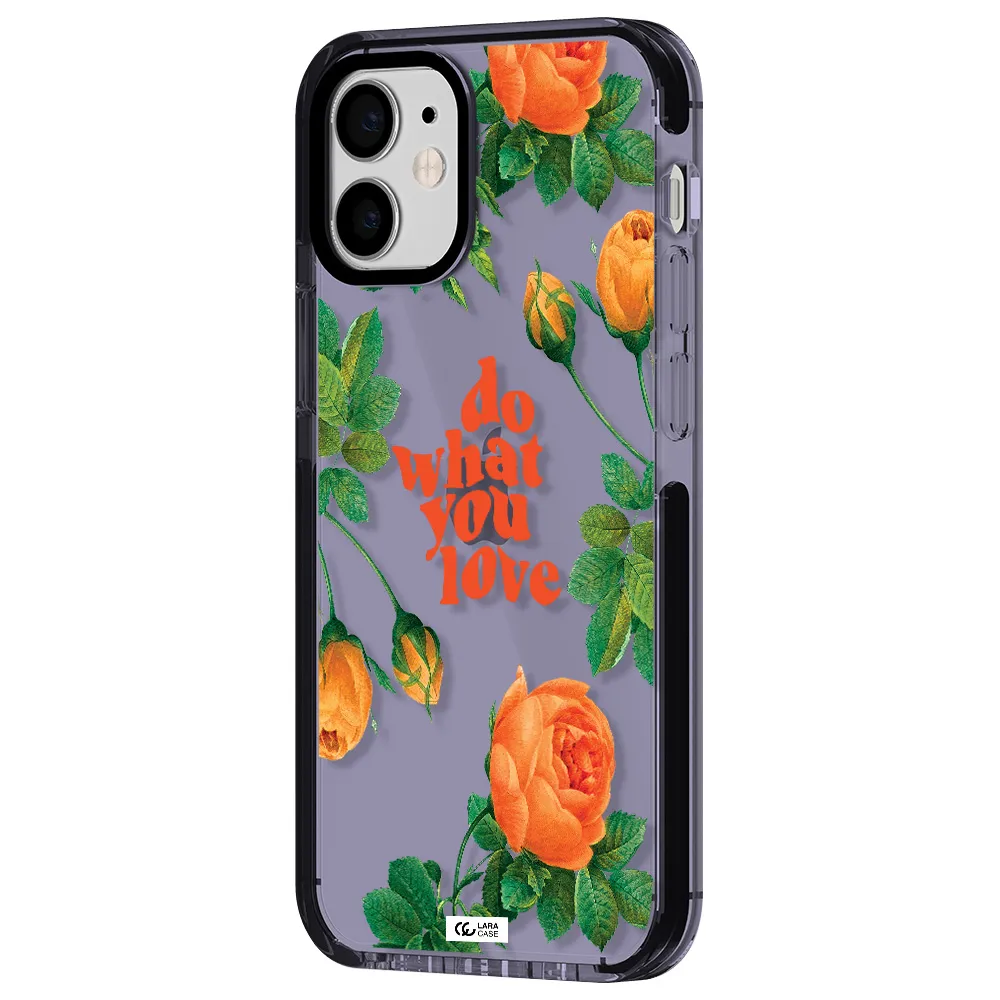 a close up of flowers Apple iPhone 12 mini impact Lilac Case