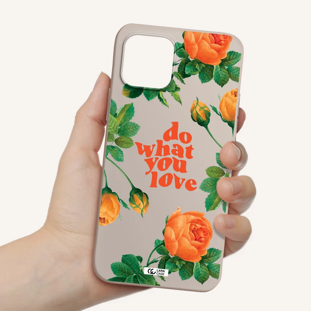 a close up of flowers Apple iPhone 12 mini Silicone Stone Case