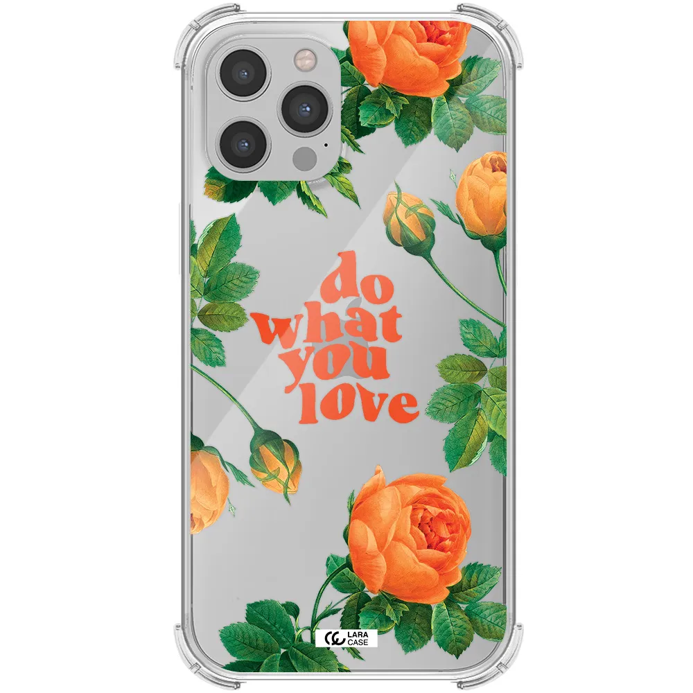 a close up of flowers Apple iPhone 12 pro max Clear PC Case