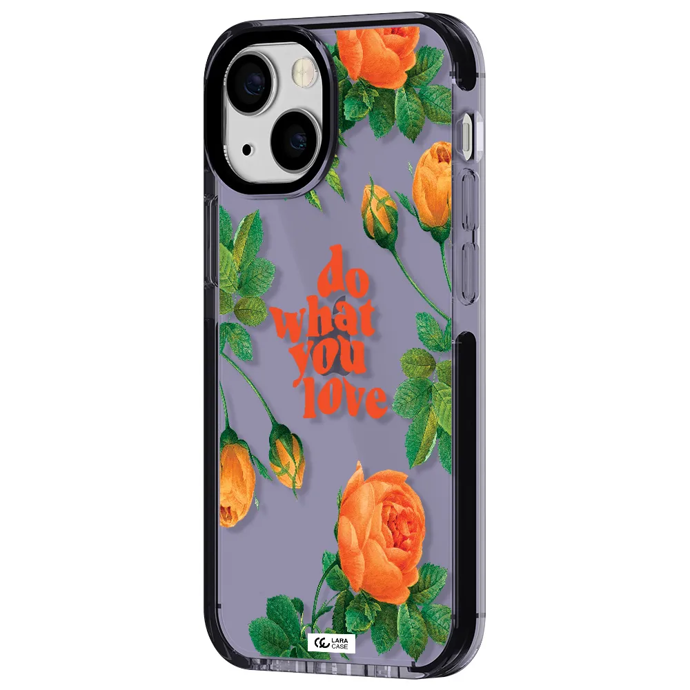 a close up of flowers Apple iPhone 13 mini impact Lilac Case