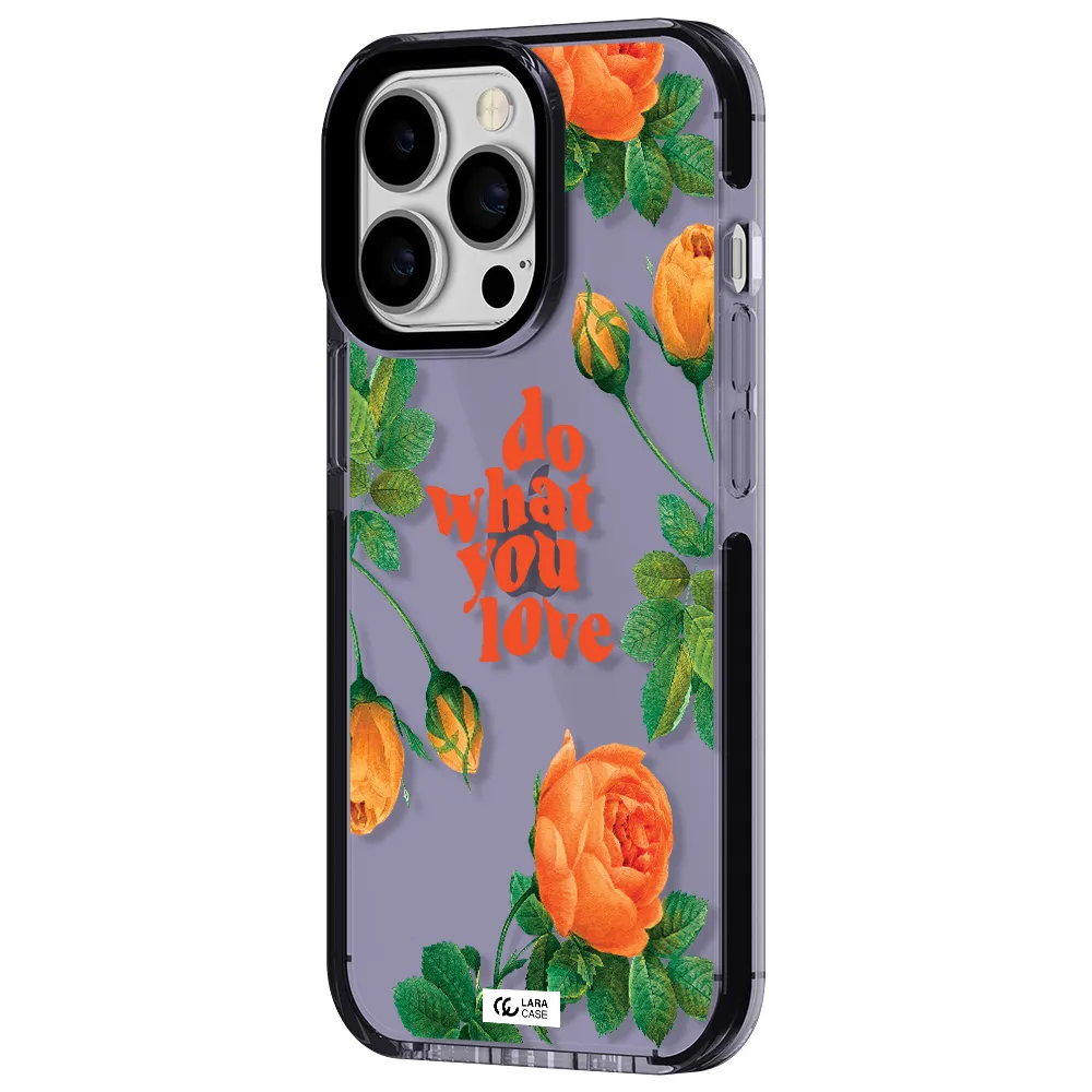 a close up of flowers Apple iPhone 13 Pro impact Lilac Case