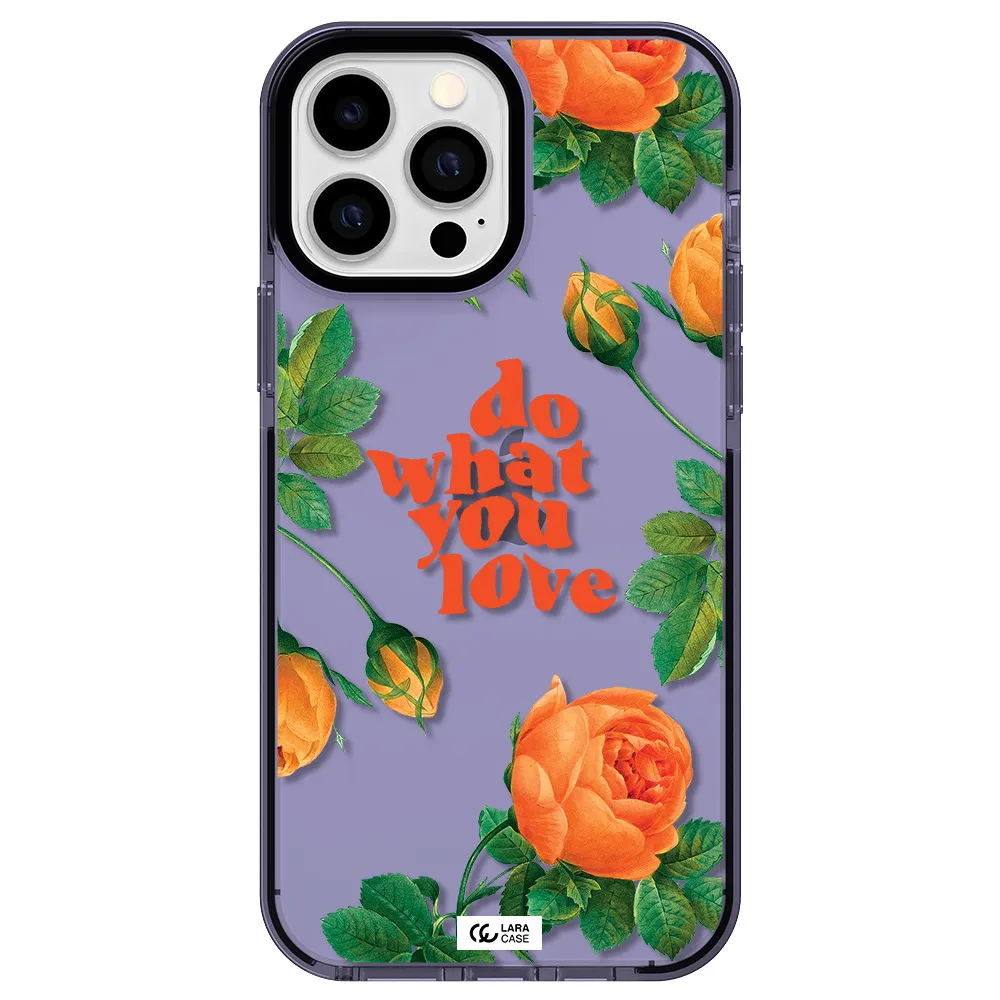 a close up of flowers Apple iPhone 13 Pro Max impact Lilac Case