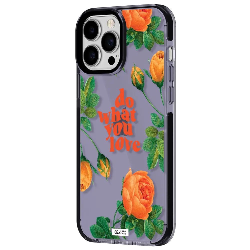 a close up of flowers Apple iPhone 13 Pro Max impact Lilac Case