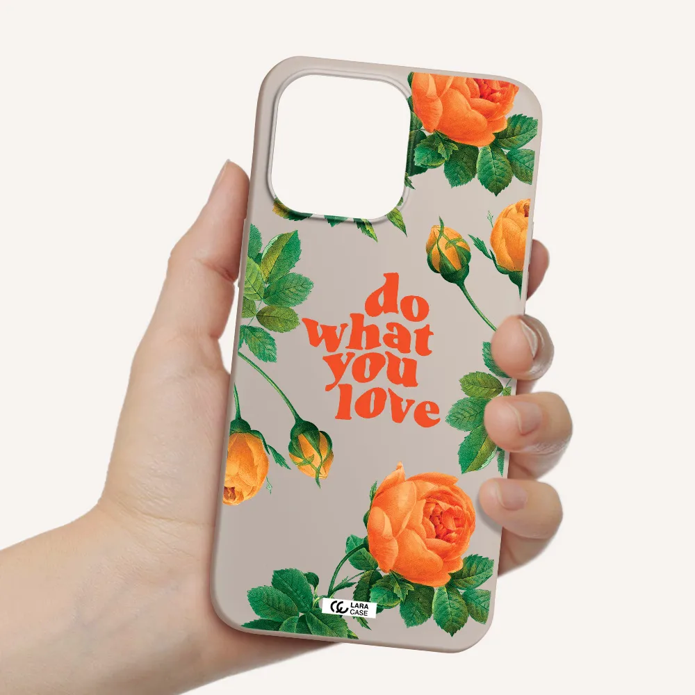 a close up of flowers Apple iPhone 14 pro Silicone Stone Case