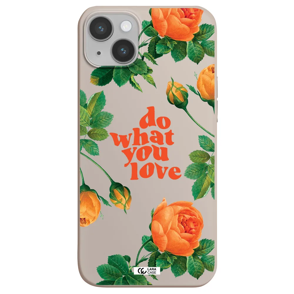 a close up of flowers Apple iPhone 14 Silicone Stone Case