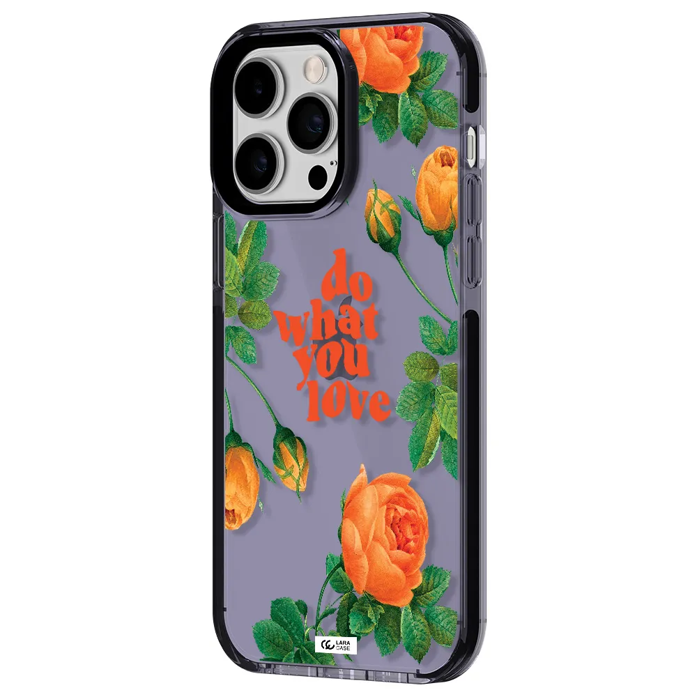 a close up of flowers Apple iPhone 15 Pro Max impact Lilac Case