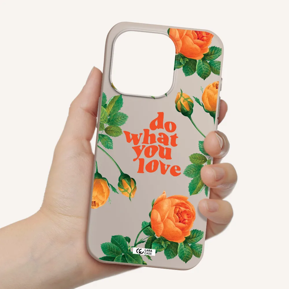 A Close Up Of Flowers Apple Iphone 15 Pro Silicone Stone Case