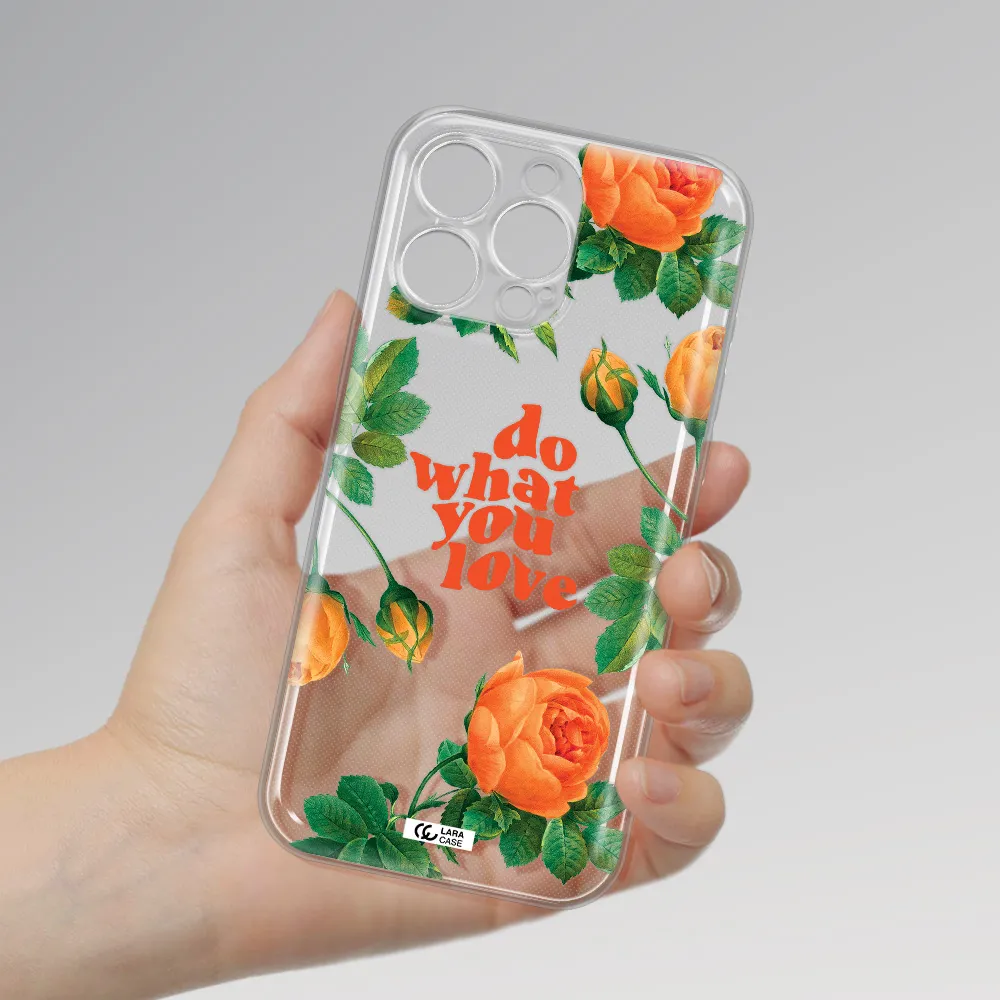 A Close Up Of Flowers Apple Iphone 16 Pro Max Clear Tpu Case