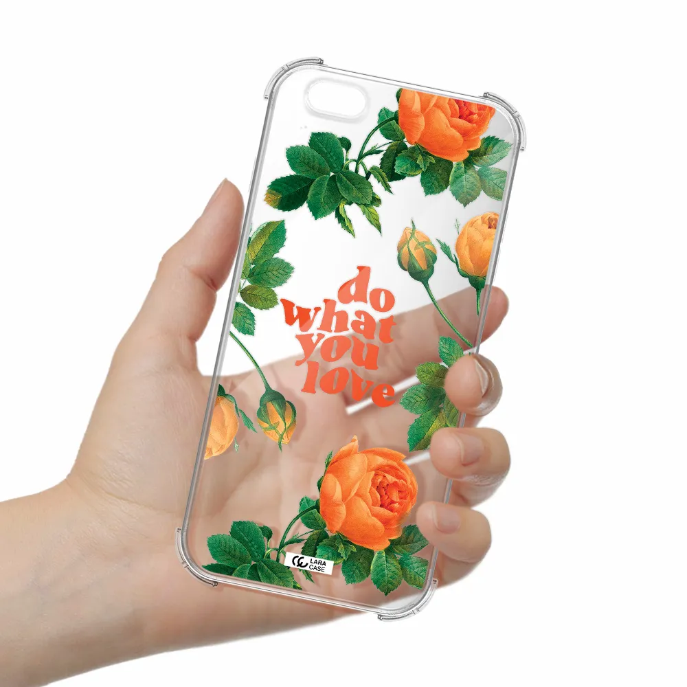 a close up of flowers Apple iPhone 6 plus Clear PC Case