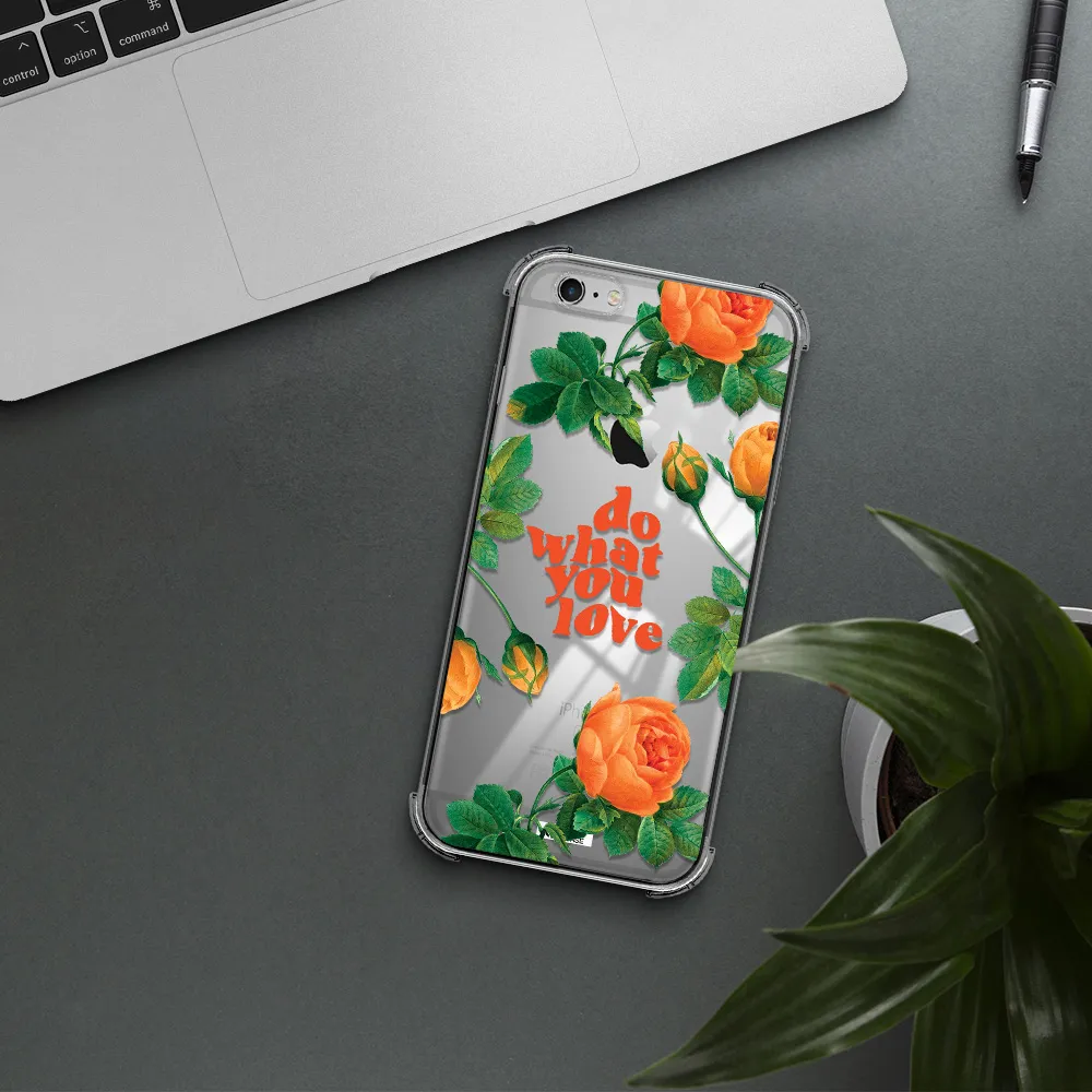 a close up of flowers Apple iPhone 6 plus Clear PC Case