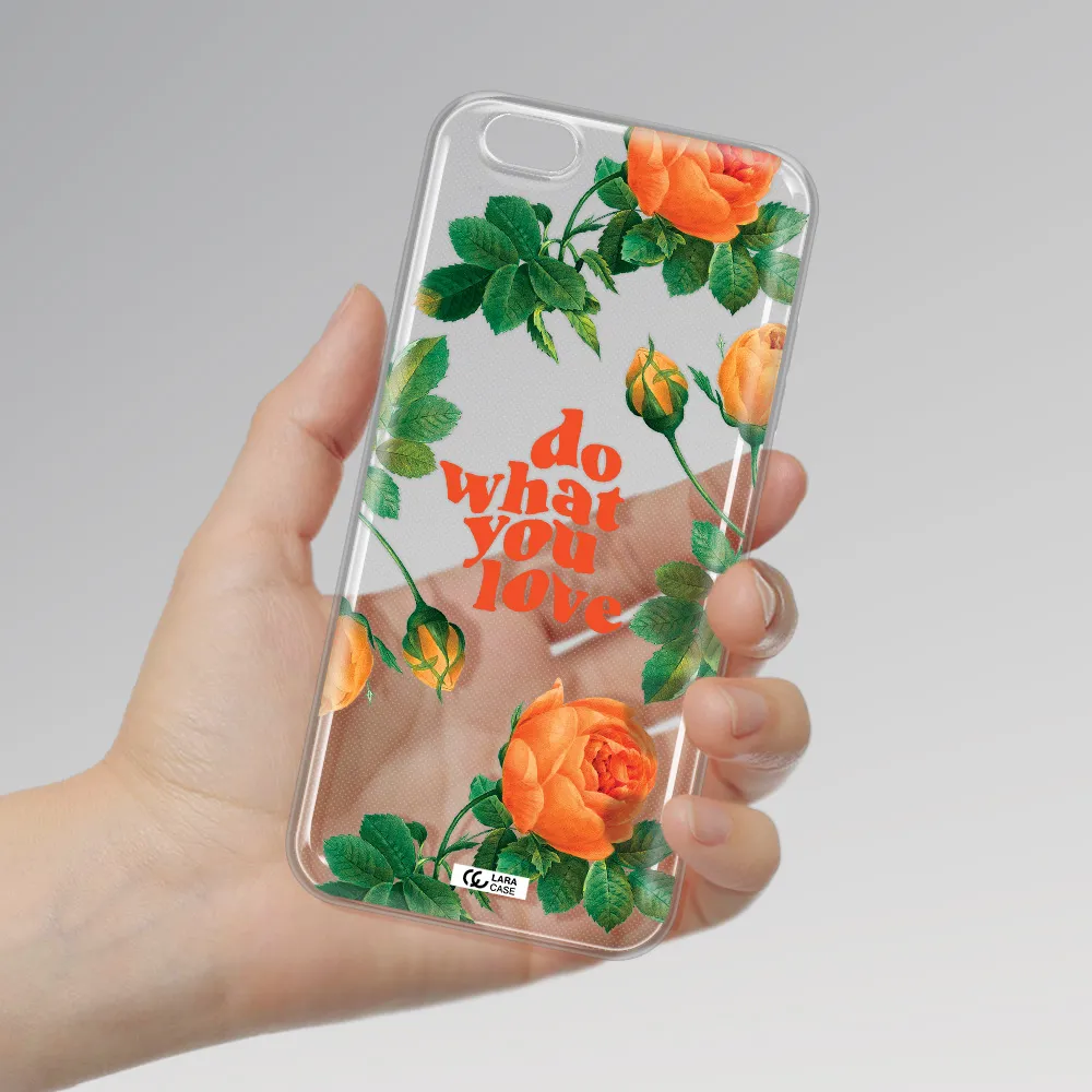 a close up of flowers Apple iPhone 6 s plus Clear TPU Case