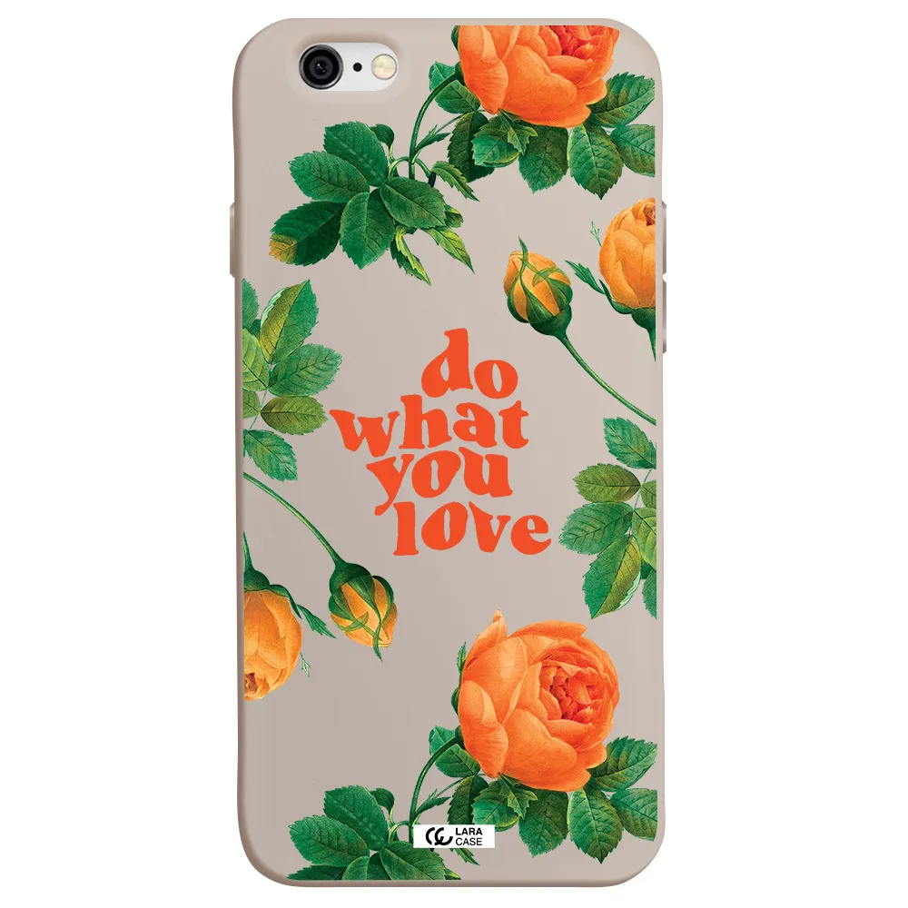 a close up of flowers Apple iPhone 6 Silicone Stone Case