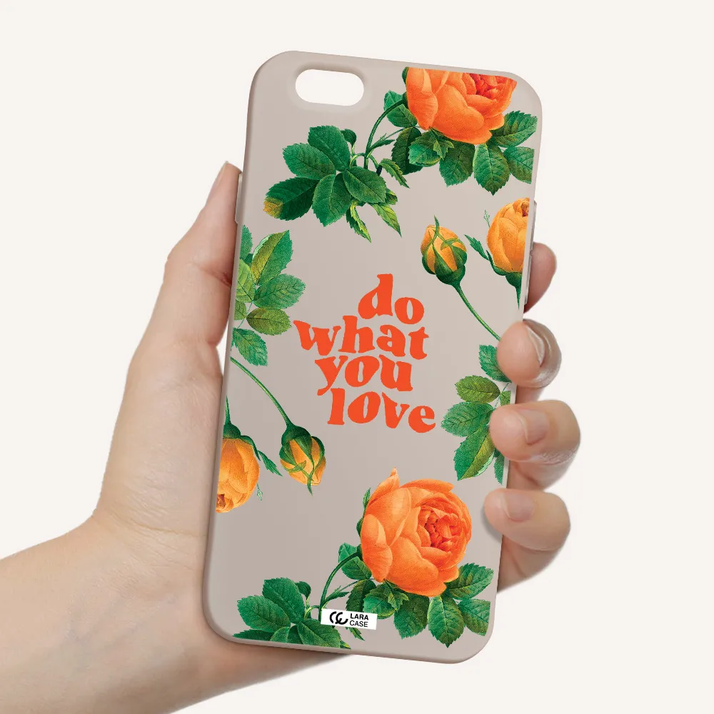 a close up of flowers Apple iPhone 6 Silicone Stone Case