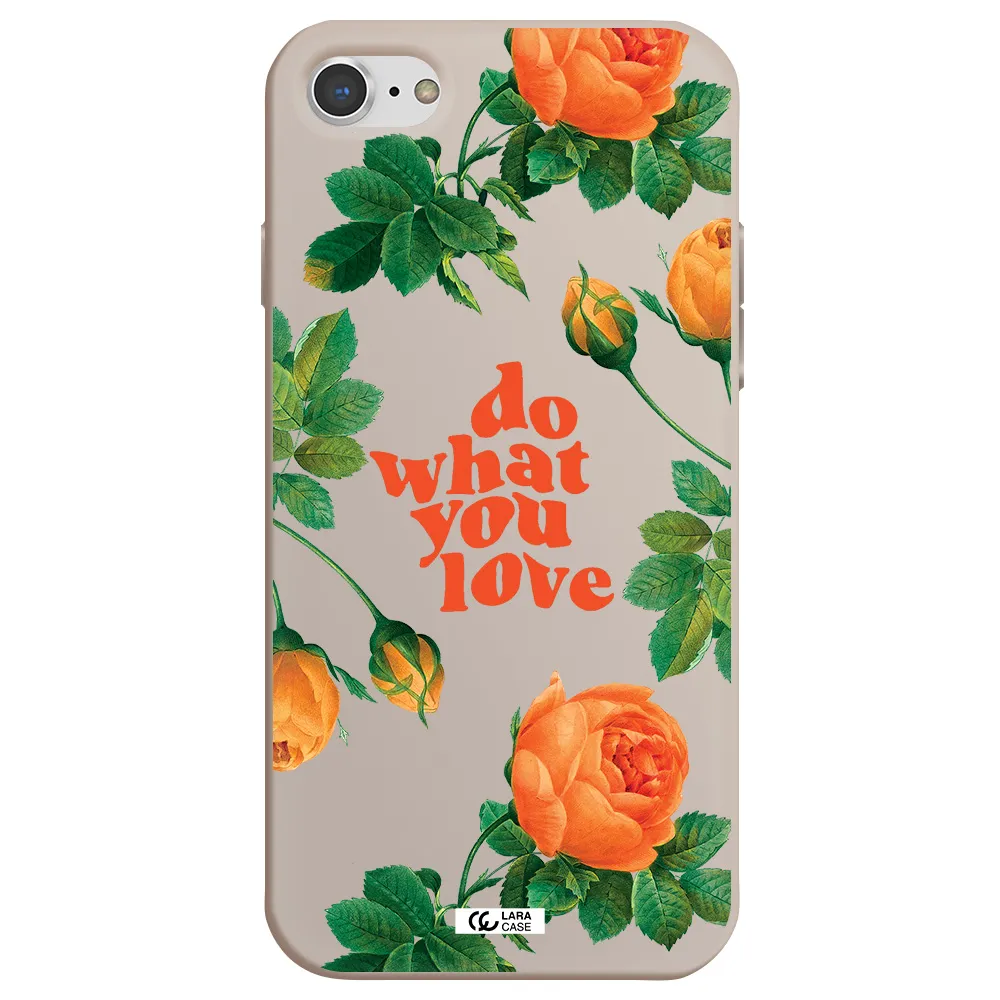 a close up of flowers Apple iPhone 7 Silicone Stone Case