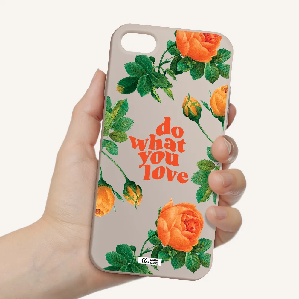 a close up of flowers Apple iPhone 8 Silicone Stone Case
