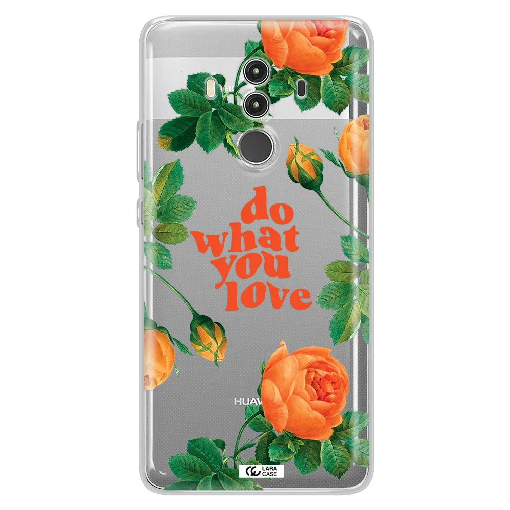 a close up of flowers Huawei Mate 10 Clear TPU Case