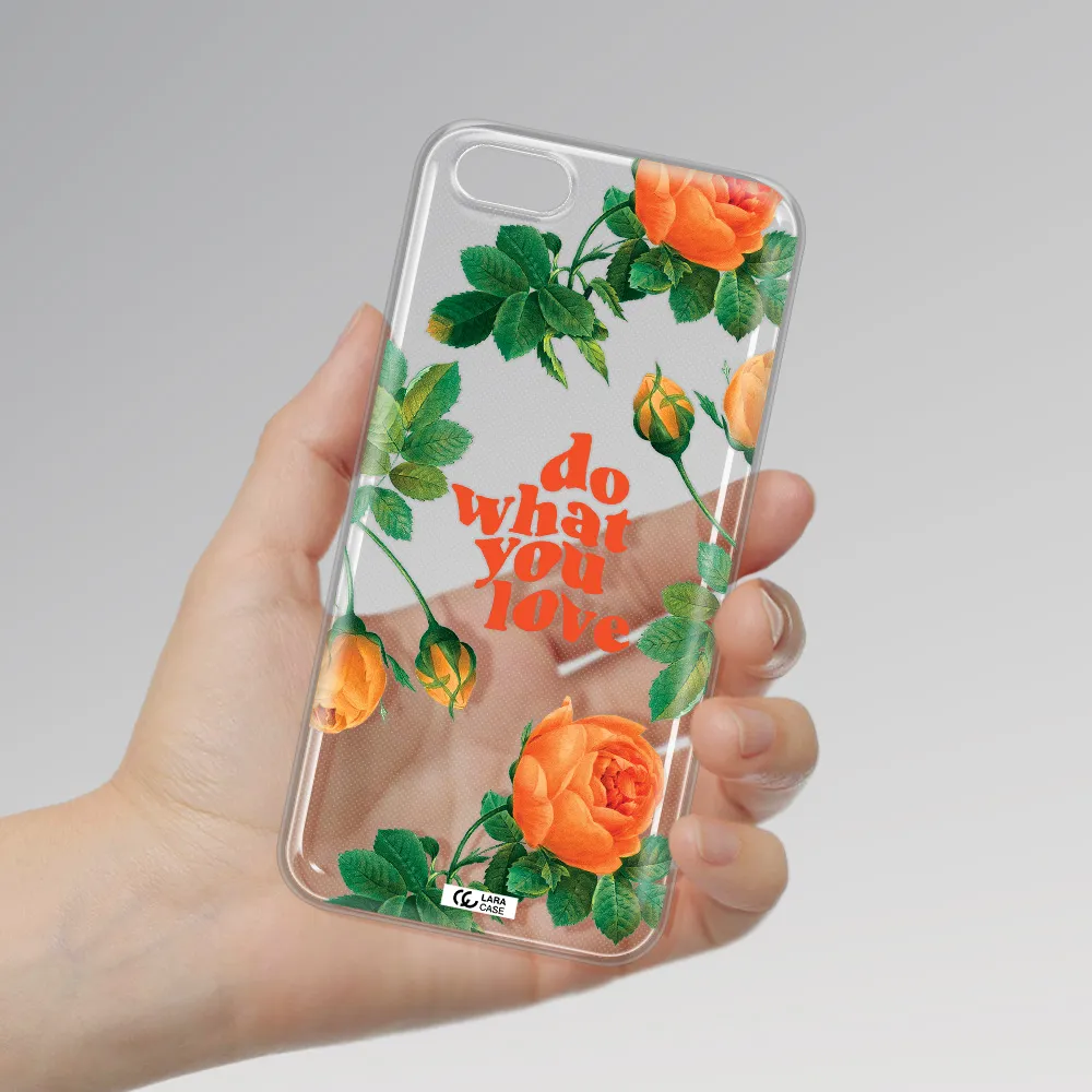 a close up of flowers Huawei Y5 2018 Clear TPU Case