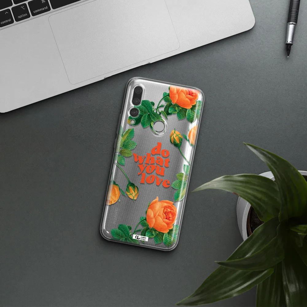 a close up of flowers Huawei Y9 Prime 2019 Clear TPU Case