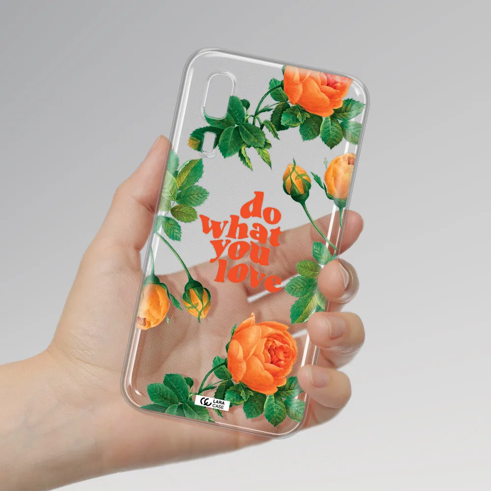 a close up of flowers Samsung A2 Core Clear TPU Case