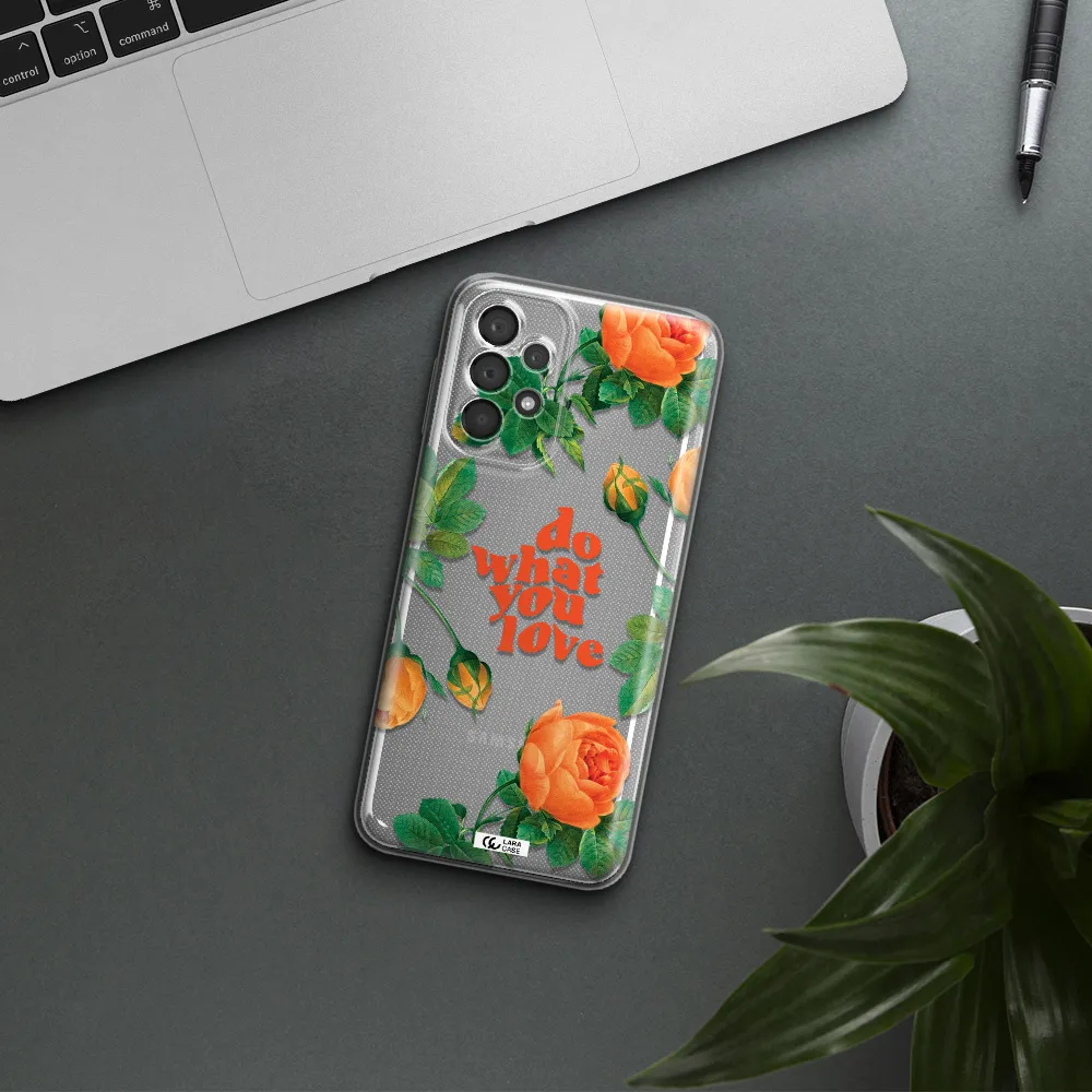 A Close Up Of Flowers Samsung A23 5G Clear Tpu Case