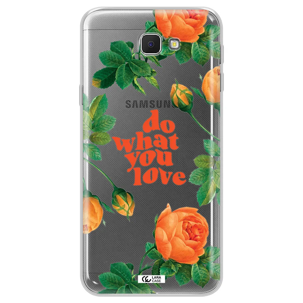 a close up of flowers Samsung J5 Prime Clear TPU Case