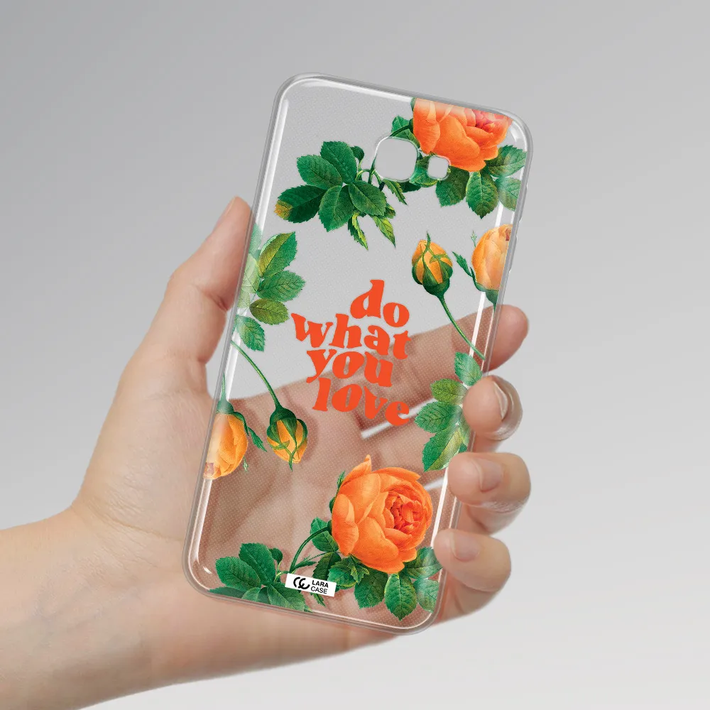 a close up of flowers Samsung J5 Prime Clear TPU Case