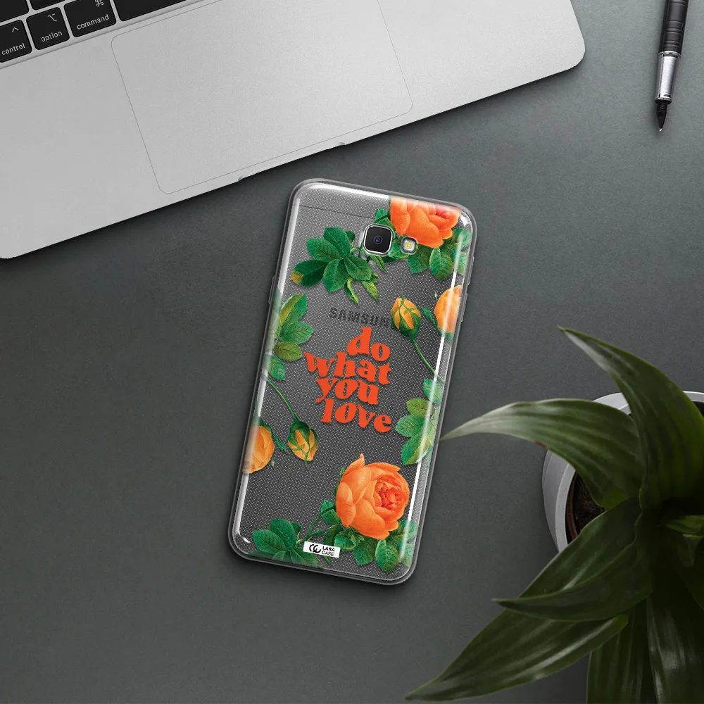 a close up of flowers Samsung J5 Prime Clear TPU Case