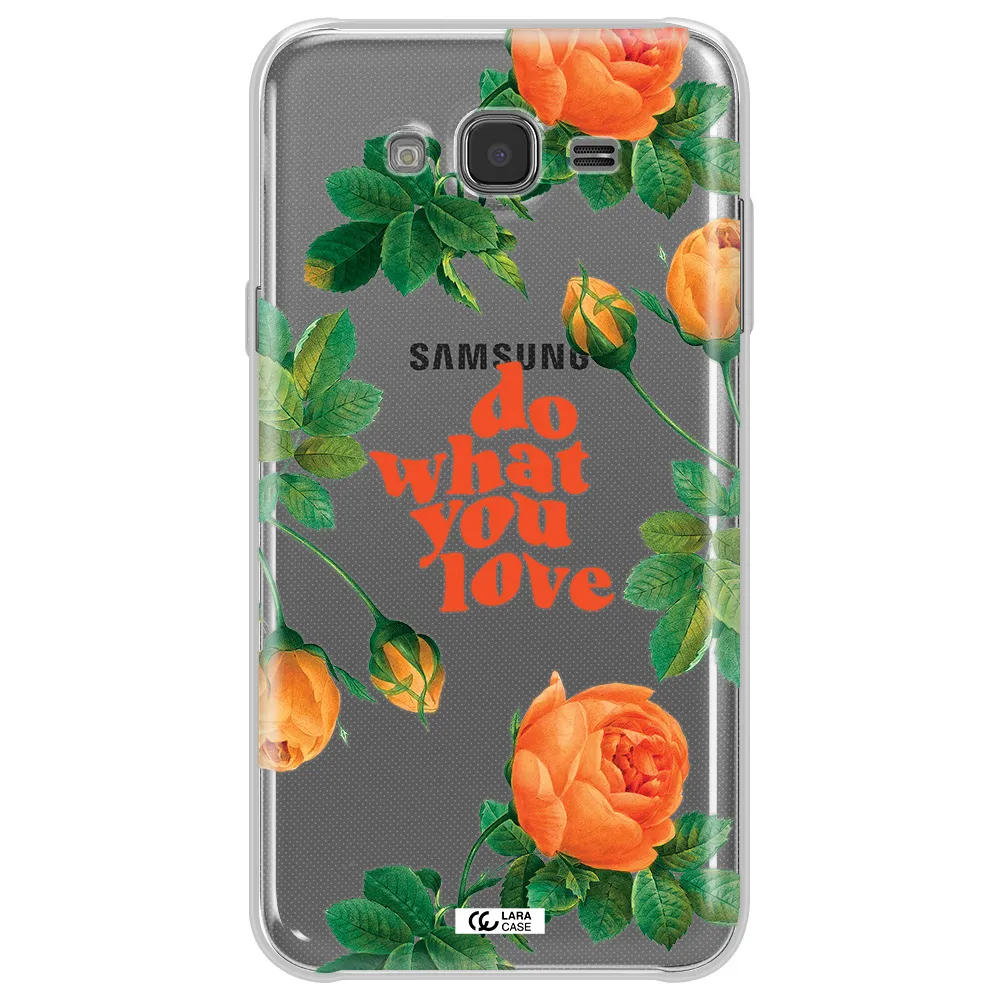 a close up of flowers Samsung J7 Core Clear TPU Case