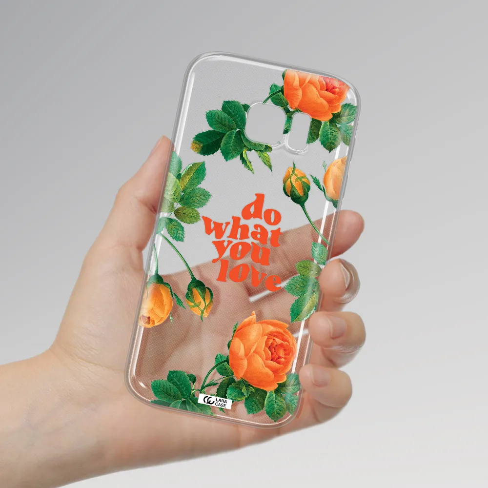 a close up of flowers Samsung S 7 Clear TPU Case