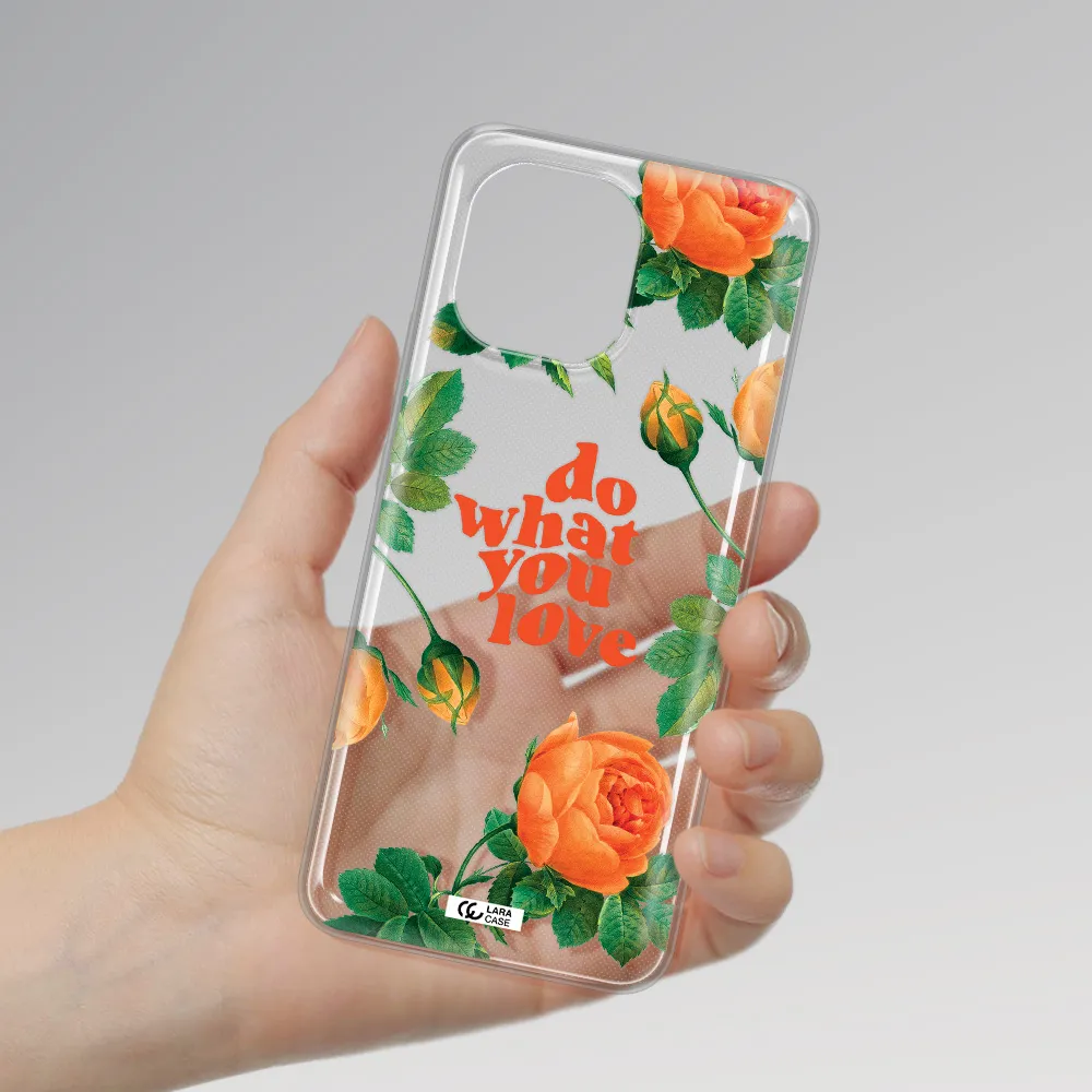 a close up of flowers Xiaomi Mi 11 Clear TPU Case