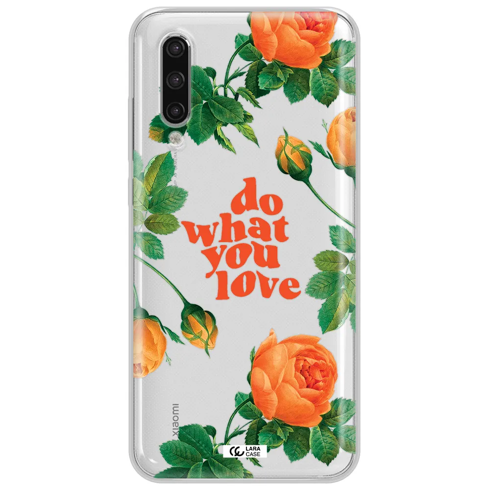 A Close Up Of Flowers Xiaomi Mi 9 Lite Clear Tpu Case