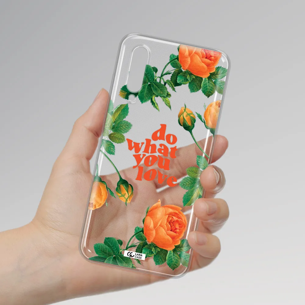 A Close Up Of Flowers Xiaomi Mi 9 Lite Clear Tpu Case