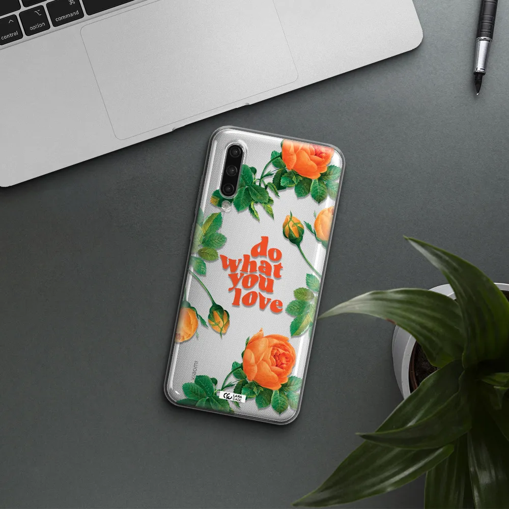 A Close Up Of Flowers Xiaomi Mi 9 Lite Clear Tpu Case