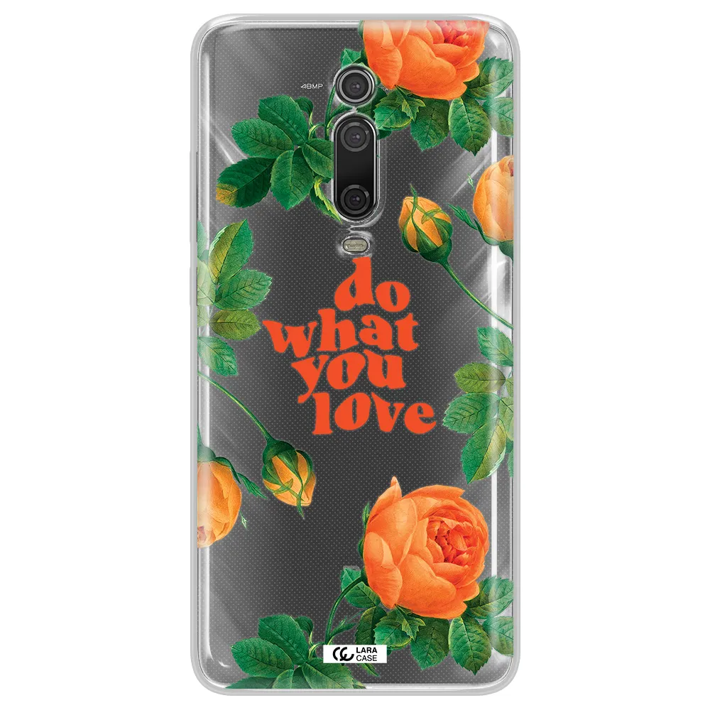 a close up of flowers Xiaomi Mi 9T Clear TPU Case