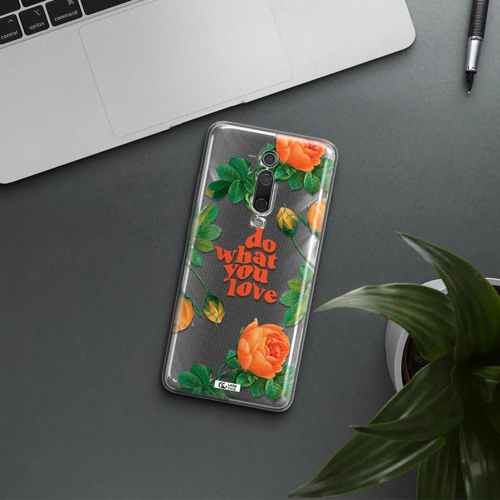 a close up of flowers Xiaomi Mi 9T Clear TPU Case