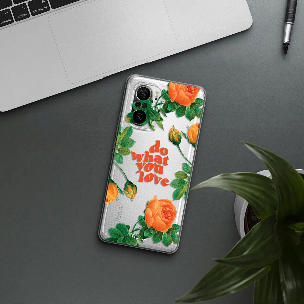A Close Up Of Flowers Xiaomi Poco F3 Clear Tpu Case