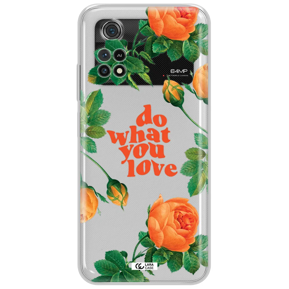 A Close Up Of Flowers Xiaomi Poco M4 Pro 4G Clear Tpu Case