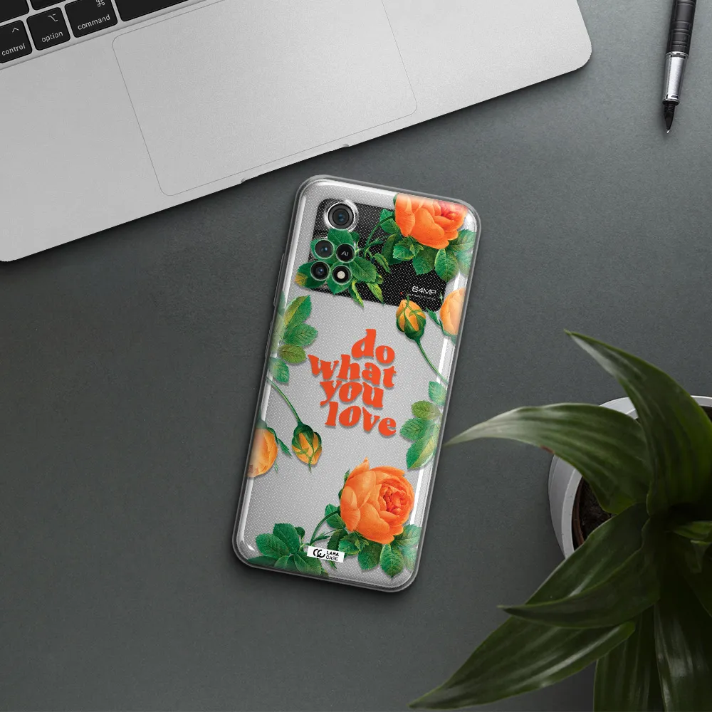 A Close Up Of Flowers Xiaomi Poco M4 Pro 4G Clear Tpu Case