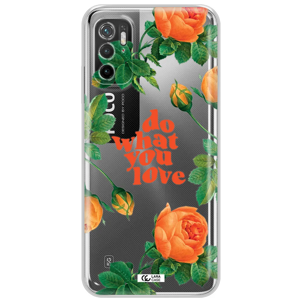 A Close Up Of Flowers Xiaomi Poco M4 Pro 5G Clear Tpu Case