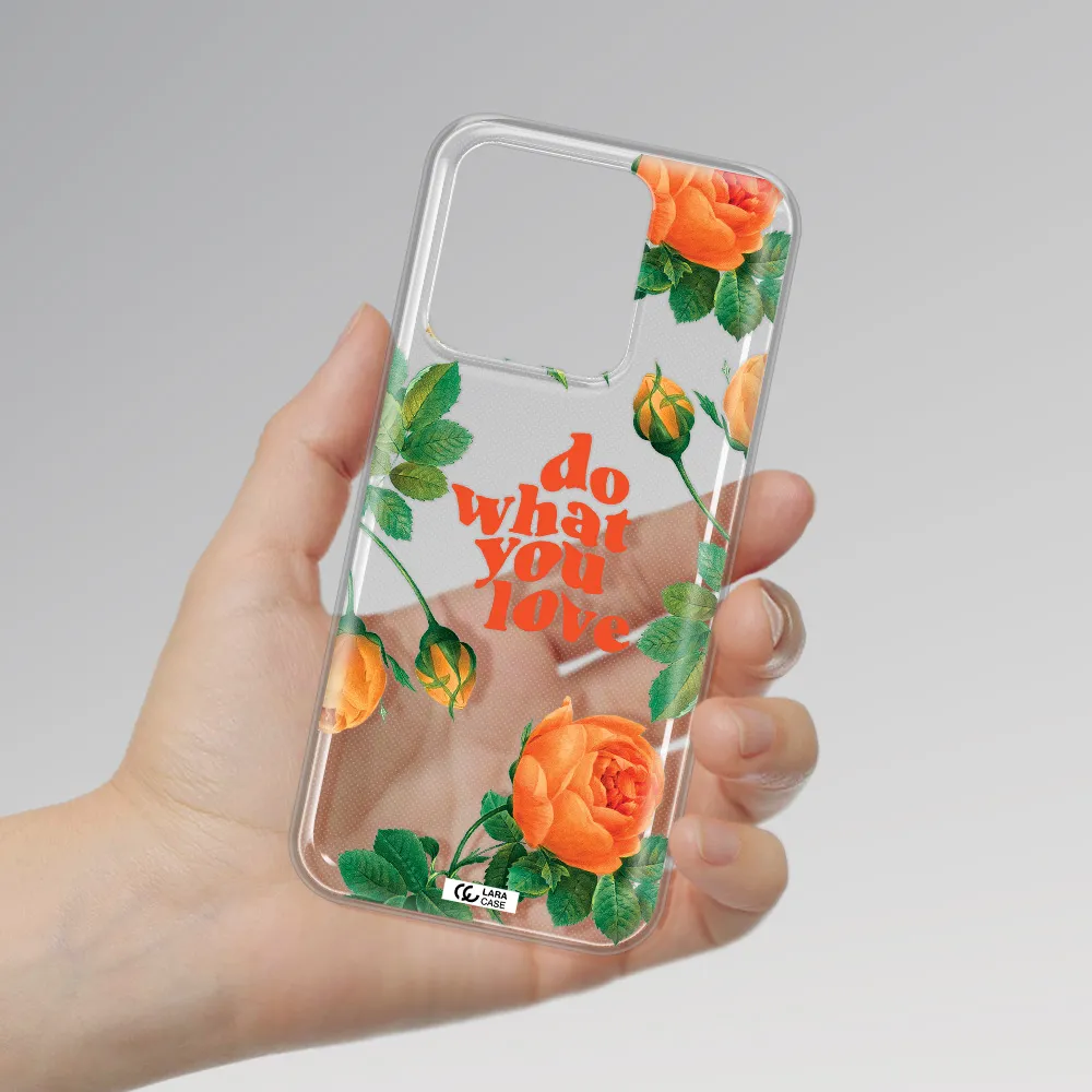 a close up of flowers Xiaomi Redmi 10A Clear TPU Case