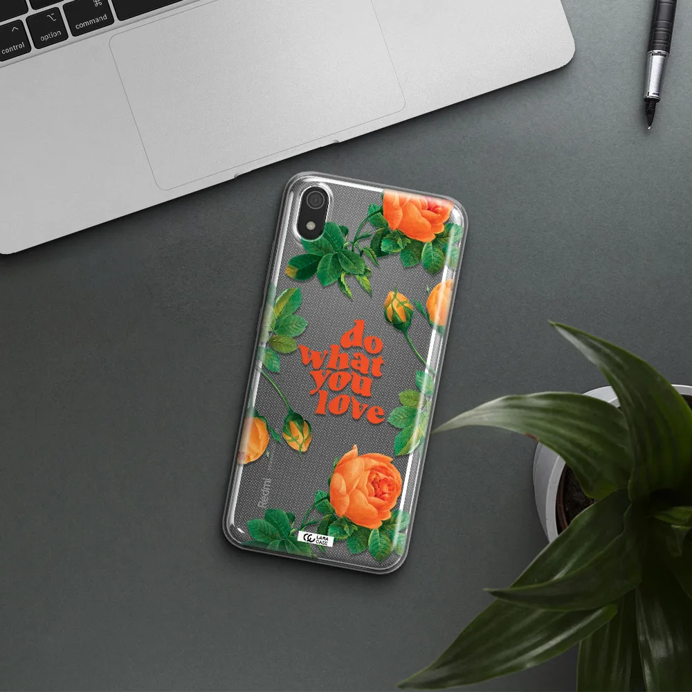 a close up of flowers Xiaomi Redmi 7A Clear TPU Case