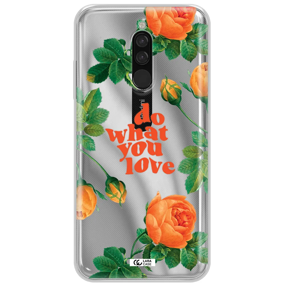 A Close Up Of Flowers Xiaomi Redmi 8 Clear Tpu Case