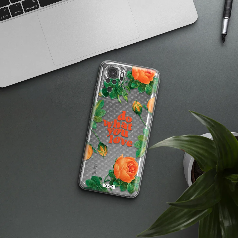 A Close Up Of Flowers Xiaomi Redmi Note 10S Clear Tpu Case