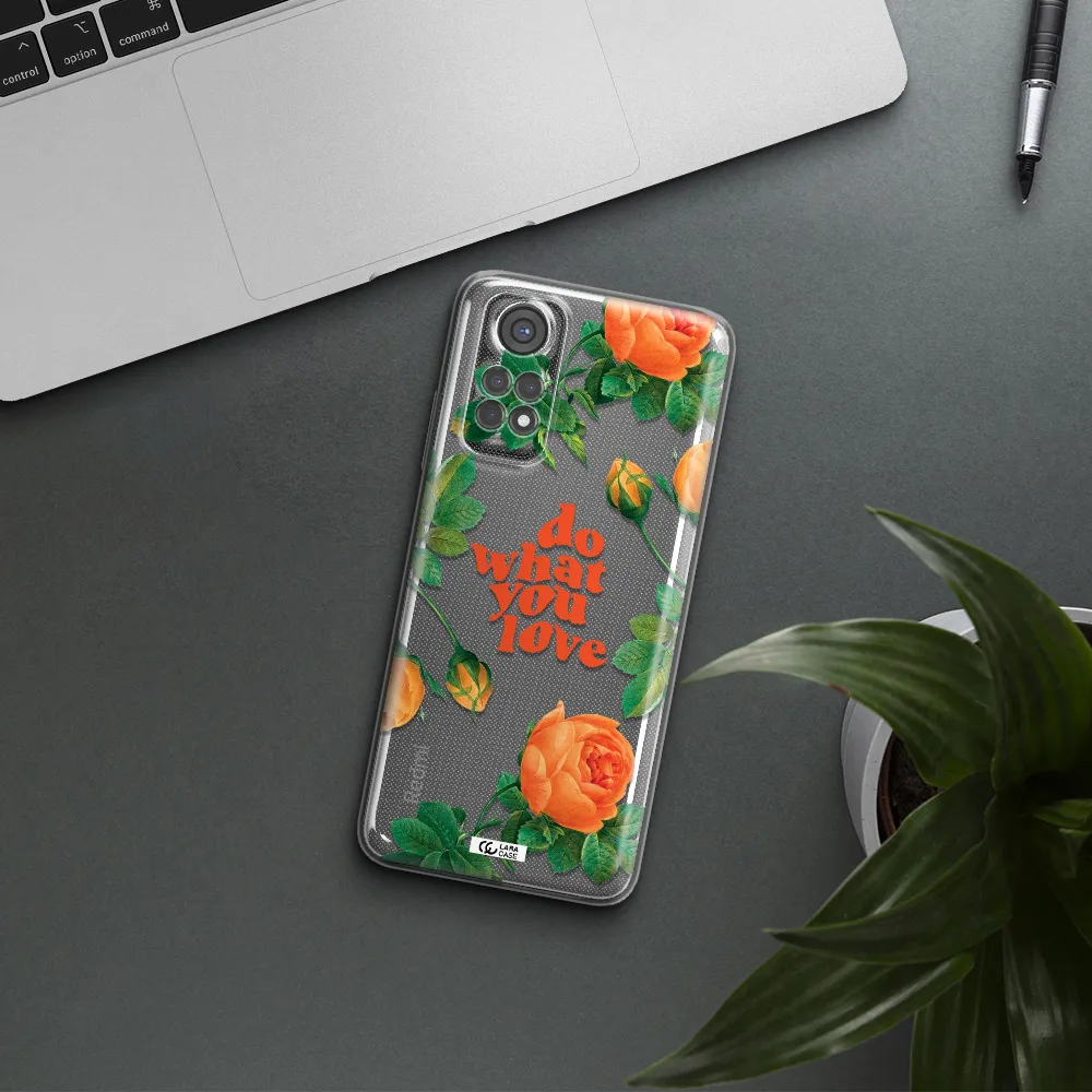 A Close Up Of Flowers Xiaomi Redmi Note 11S Clear Tpu Case